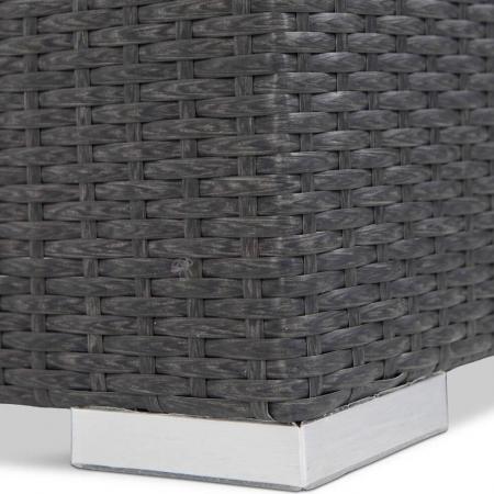 plecionka technorattanowa antracyt