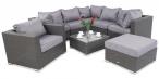 Meble tarasowe premium moduły Nilamito IX Anthracite & Blue Grey + fotel