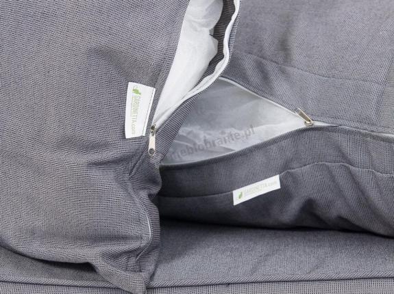 poduszki ogrodowe ciemnoszare 