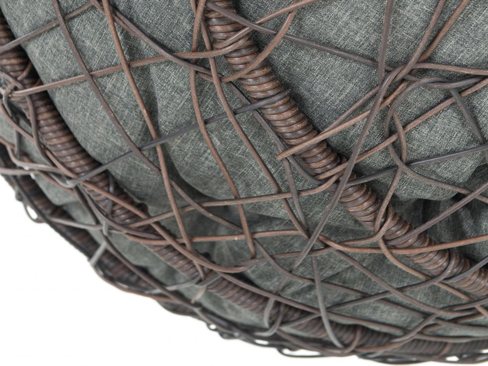 fotel wiszący kokon DONDOLO Brown Elite - plecionka