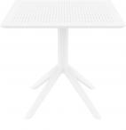 Siesta Sky Table 80 Biały stół ogrodowy