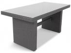Modułowe meble technorattan NILAMITO IX PLUS Anthracite & Blue Grey
