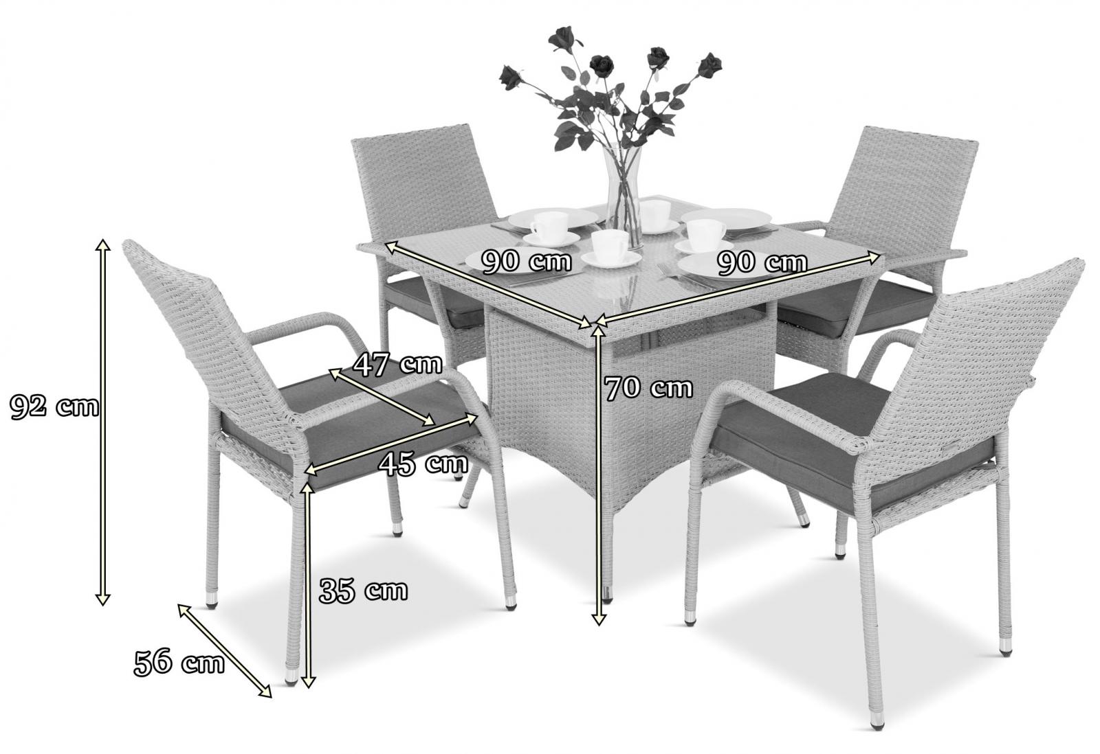 zestaw lautaro - wymiary