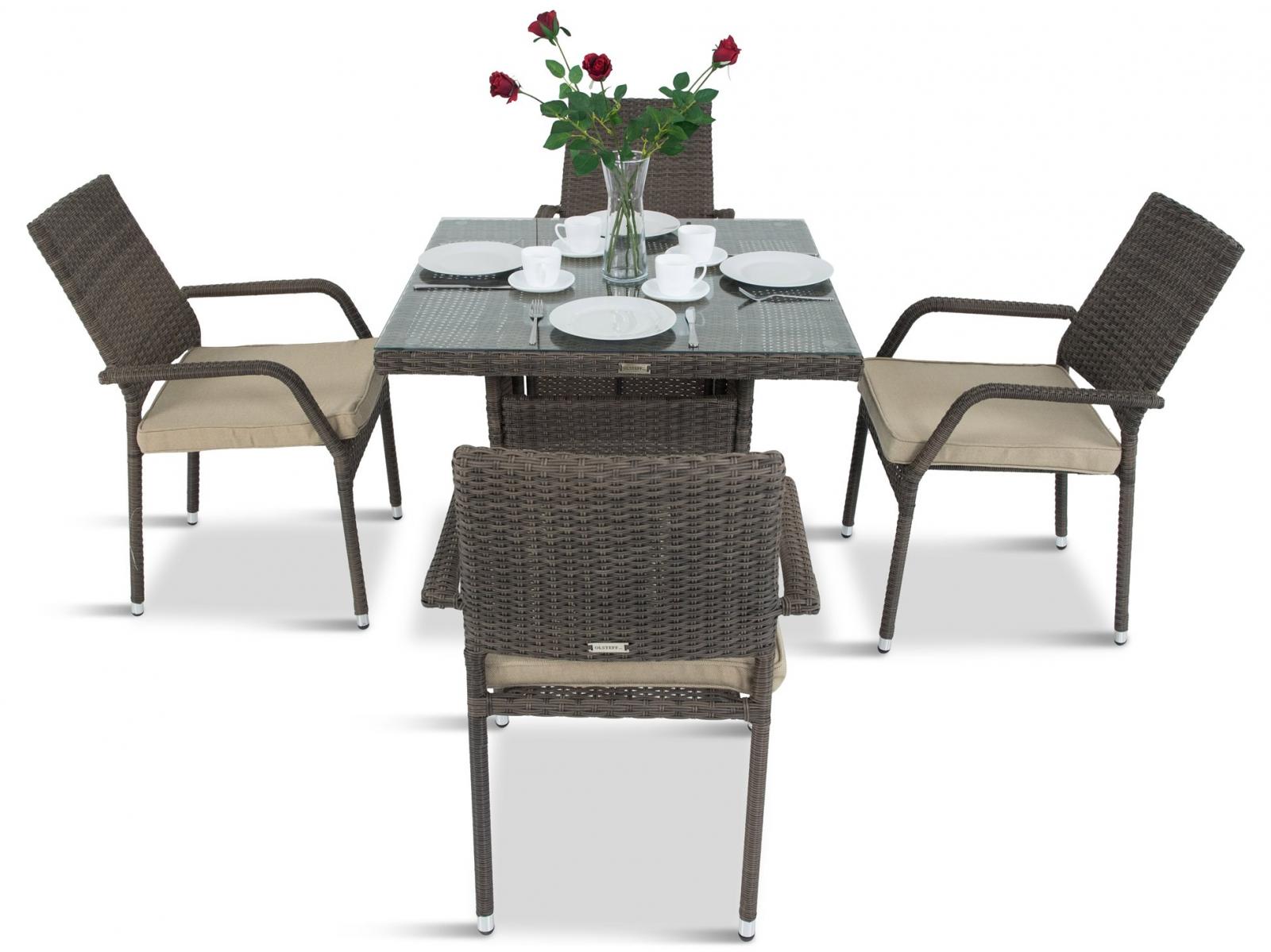 Lautaro brown - plecionka i blat