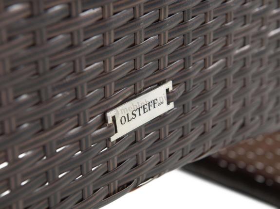 brązowa plecionka technorattanowa