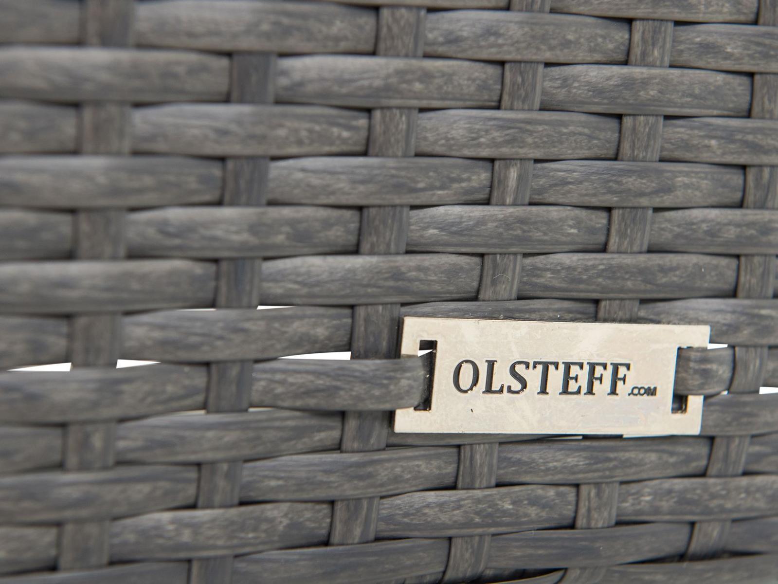 szara plecionka technorattanowa