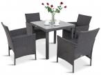 Meble ogrodowe Capitano/Flavio 4+1 Anthracite