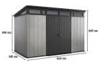Keter Artisan 11x7 (7,5m2) bezúdržbový zahradní domek - wymiary