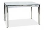 stół gd020 biały chrom 120(180)x80