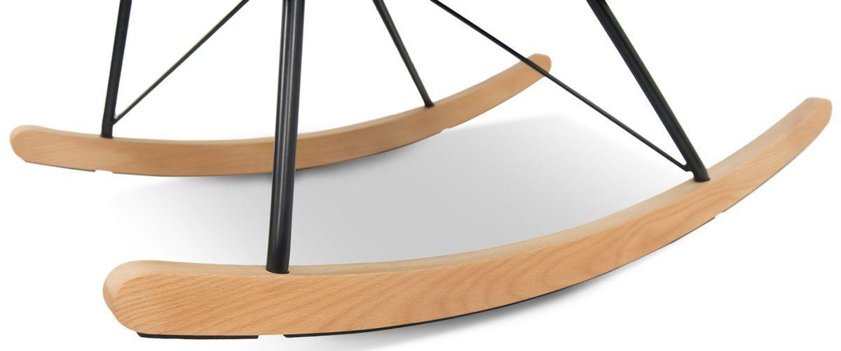 płozy fotel bujany butelkowa zieleń