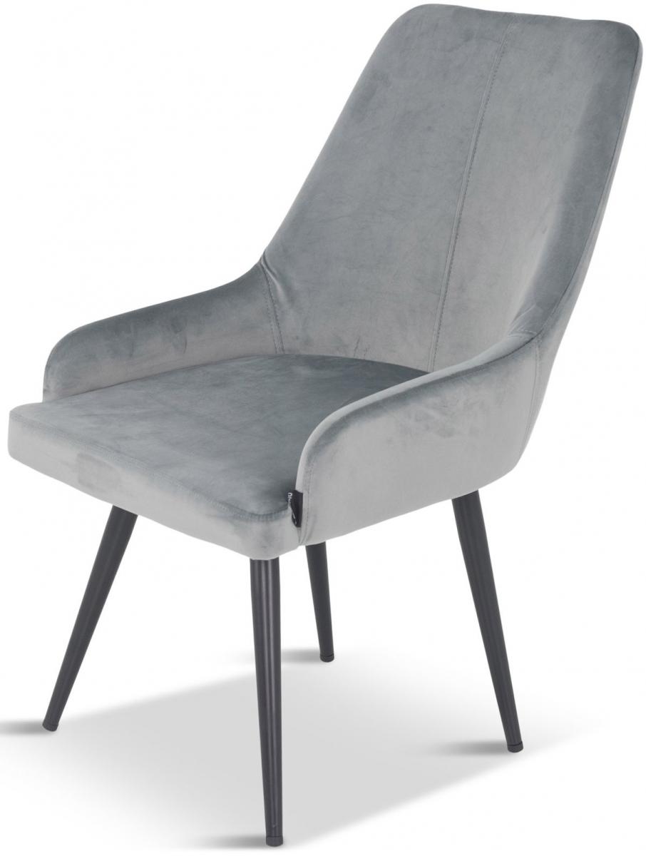 Szare krzesło do jadalni