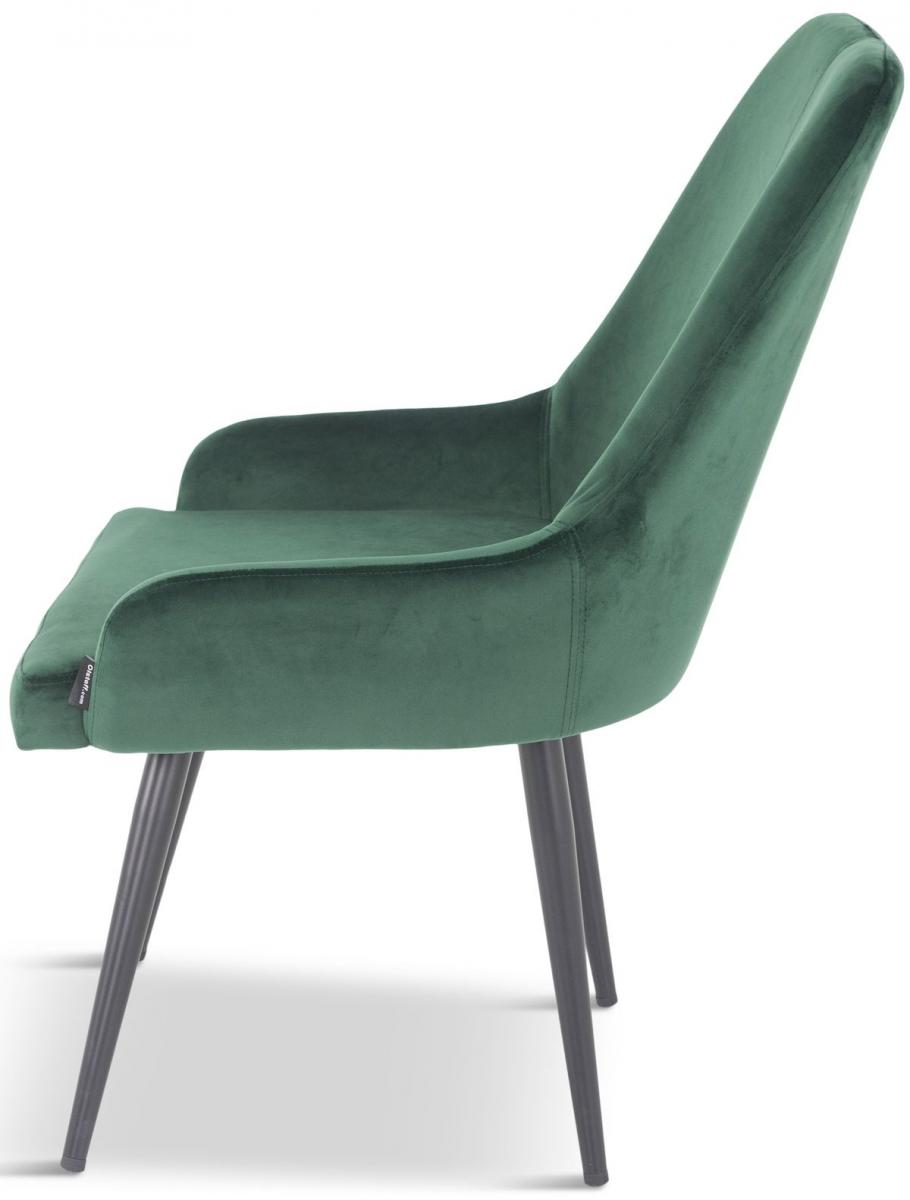 Krzesło do jadalni butelkowa zieleń