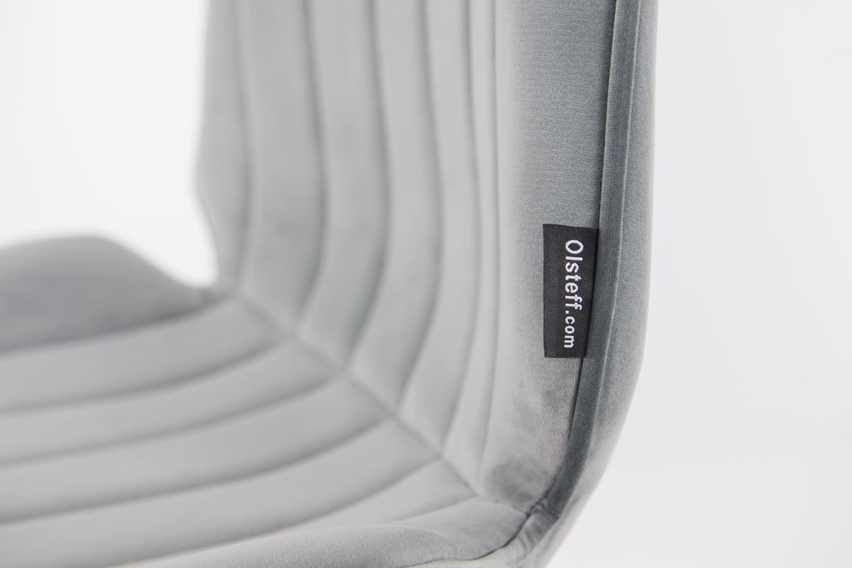 Krzesło tapicerowane welurowe