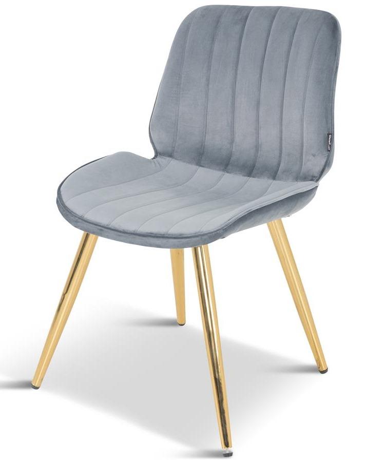 Krzesło tapicerowane welurowe