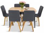 Meble do jadalni 6+1 w stylu skandynawskim 120cm Ar V 6