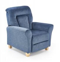 Rozkładany fotel BARD ciemny niebieski - jeans