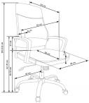 CARBON fotel pracowniczy czarny