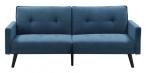 Corner sofa rozkładana z funkcją narożnika niebieska