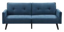 Corner sofa rozkładana z funkcją narożnika niebieska