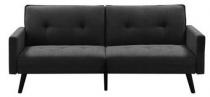 Corner sofa z podnóżkiem narożnik grafit