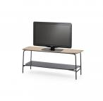Halmar GENUA RTV1 stolik RTV czarny / naturalny (1p=1szt)
