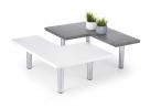 ITAKA set dwóch ław biały / beton