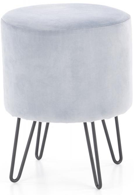 Pufa do przedpokoju jasny szary - Halmar Kheops