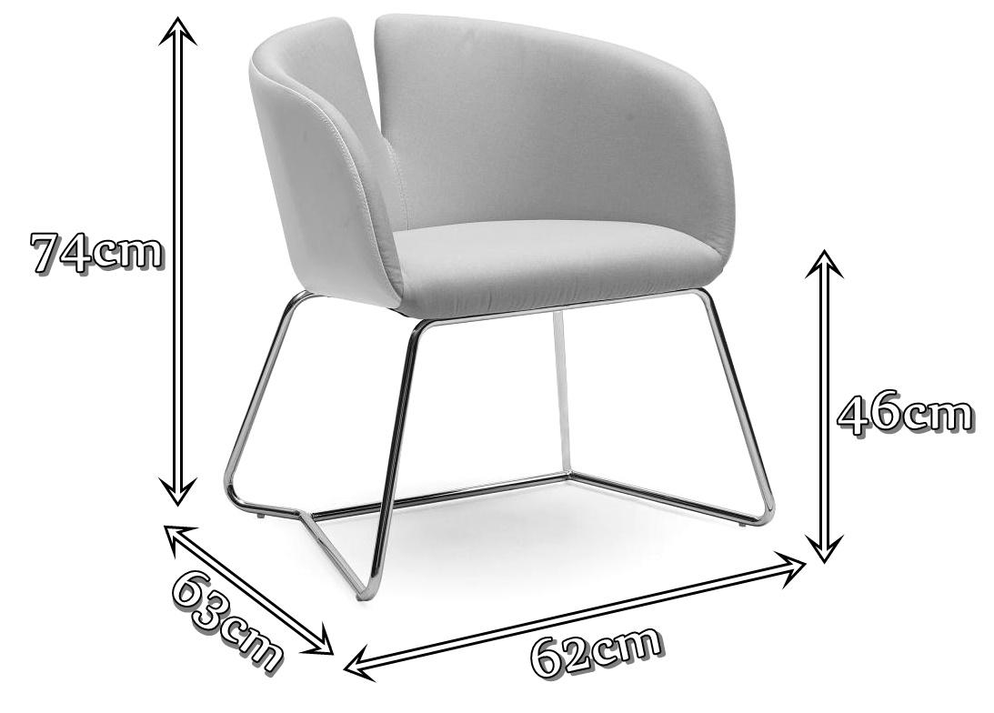 Fotel Pivot - wymiary