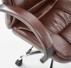 RELAX fotel gabinetowy ciemny brąz