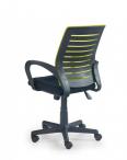 SANTANA fotel pracowniczy czarno-zielony