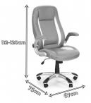 SATURN fotel gabinetowy czarny