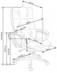 STRATOS fotel gabinetowy czarny