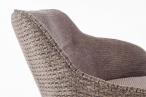 VERANO XL sofa tapicerka - c. popiel, nóżki - orzech