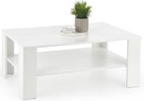 Kwadro biała ława do salonu minimalistyczna