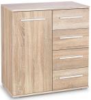 Komoda Lima dąb sonoma z szufladami 77x40x82