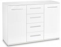 Lima komoda biała 116x40x82 klasyczna z szufladami