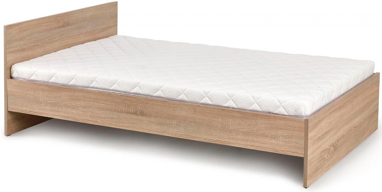 jednoosobowe łóżko dąb sonoma 90x200