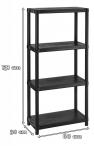 Curver Sigma regał 60x30x131 cm