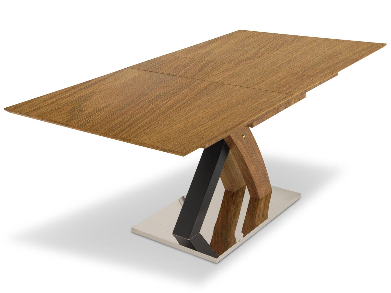 Rozkładany stół do salonu dąb złoty