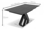 Stół nowoczesny do salonu 150cm - 180cm Lowton Dąb sonoma