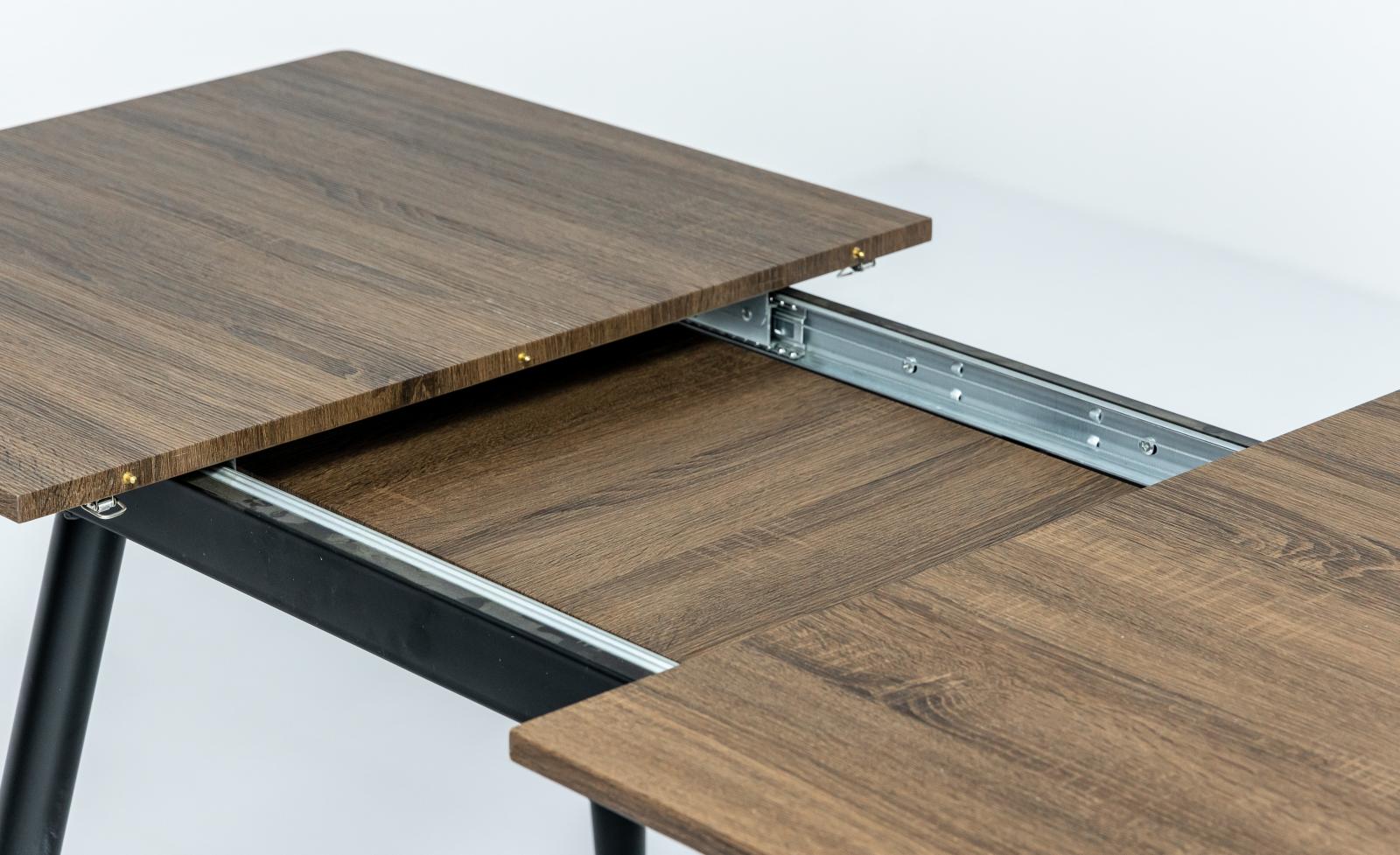 system rozkładania stołu rozkładanego wenge