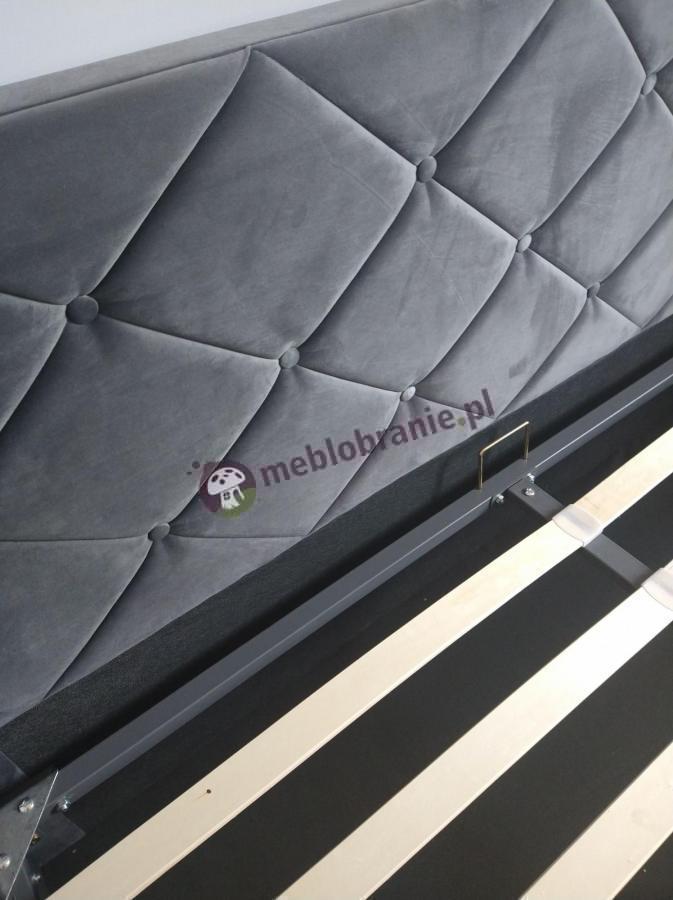 szary zagłówek Carlos