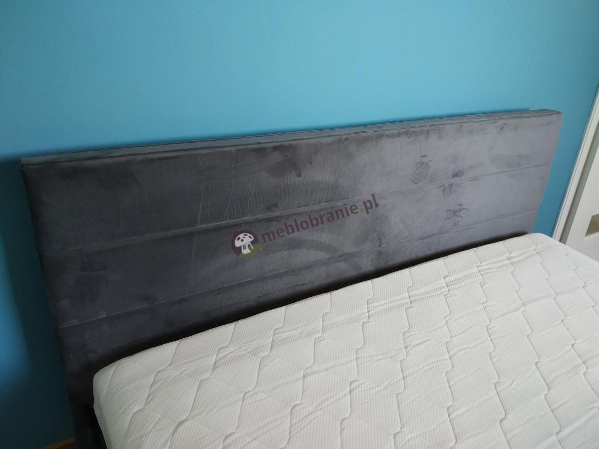 zagłówek szary z pasami