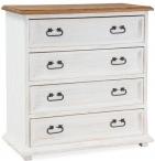 Komoda Poprad w stylu prowansalskim sosna patyna 89x43x88