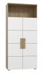 Regał Arkina LBLR82 Forte biała 90x41x197 cm