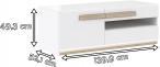 Szafka RTV L Attention ATNT23LB Forte