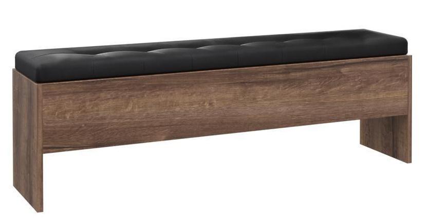 Ławeczka z pojemnikiem na pościel do sypialni