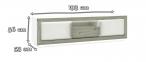 Szafka RTV Canne CQNT131B Forte