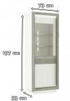 Witryna L Canne CQNV711LB Forte