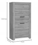 Drewniana szafka P Havanna HVNS411R Forte